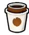 An illustrated coffee collectible
